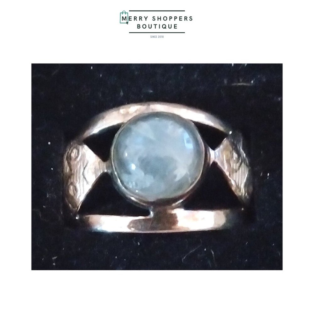Moon Stone Sterling Silver Ring